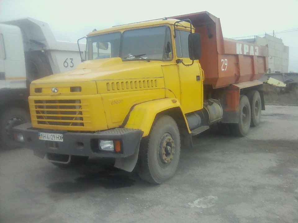 Вантажний автомобіль: КРАЗ 65055-02 (самоскид), 2011 р.в., ДНЗ: АН6729НХ, жовтого кольору, VIN: Y7A650550B0814224