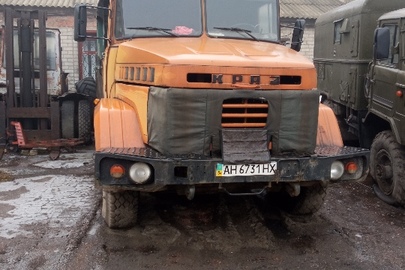 Вантажний автомобіль: КРАЗ 6510 (самоскид), оранжевого кольору, 1994 р.в., ДНЗ: АН6731НХ, VIN: X1C651000R0767888