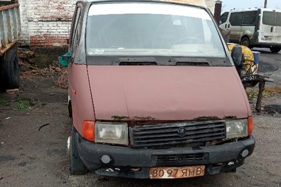 Вантажний автомобіль: ГАЗ  330210 (вантажнопасажирський), коричневого кольору, 1995 р.в., ДНЗ: 8097 ЯНВ, VIN: ХТН33021051556562