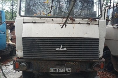 Вантажний автомобіль: МАЗ 5551 (самоскид), бежевого кольору, 1996 р.в., ДНЗ: 081-47ЕА, VIN: ХТM555100S0054322