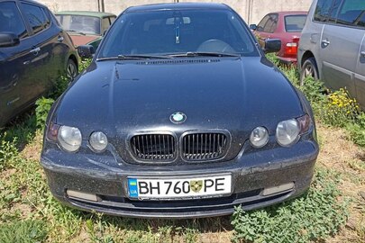 Легковий автомобіль марка: BMW, модель: 316TI,  колір: ЧОРНИЙ, рік виробництва: 2003, Номер кузова: WBAAT51090FW56294, ДНЗ ВН7604РЕ