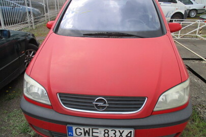 Автомобіль OPEL ZAFIRA, 2000 р.в., реєстраційний номер GWE83X4, № кузова: W0L0TGF75Y2168862