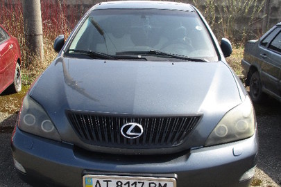 Автомобіль марки LEXUS RX, 2005 року випуску, ДНЗ: AT8117BM (номер кузова: JTJHF31U500030225)