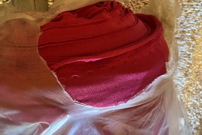 Трикотажна підкладка кольору фуксія, 1 рулон, стан новий