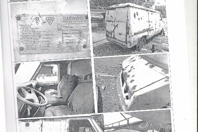 Автомобіль вантажний: DAEWOO LUBLIN (фургон малотонажний), 1998 р. в., ДНЗ: 19344ЕВ, білого кольору, VIN: SUL350417W0005123