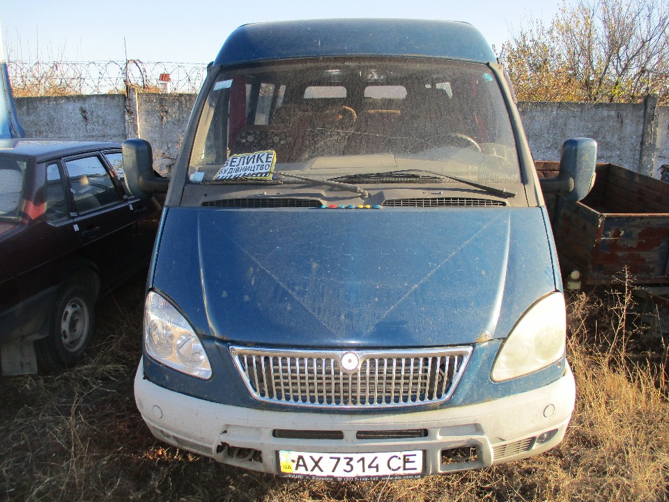 Автомобіль ГАЗ-33213-414, мікроавтобус, 2009 року випуску, АХ7314СЕ,номер шасі (кузов, рама):Х9632213090636012