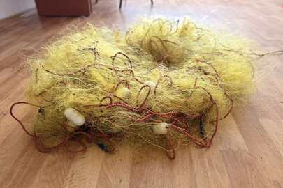 Конфіскація майна за рішенням суду: рибацька сітка "жилова" довжиною 20 м, вічко розміром 45х45мм, була у використанні