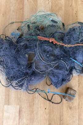 Конфіскація майна за рішенням суду: рибацька сітка "жилова" довжиною 20 м, вічко розміром 40х40мм, була у використанні