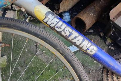 Конфіскація майна за ухвалою суду: велосипед марки MUSTANG з рамою блакитного кольору, б/в