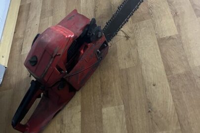 Конфіскація майна за рішенням суду: бензопила марки «EUROTEC» з шиною довжиною 45 см, б/в
