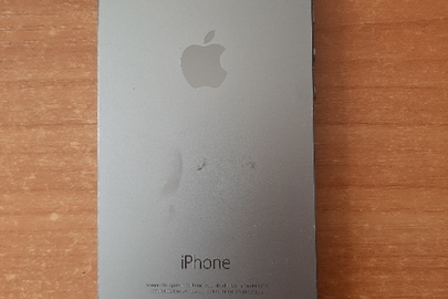 Мобільний телефон марки "IPHONE" в корпусі сірого кольору ІМЕІ встановити неможливо, б/в