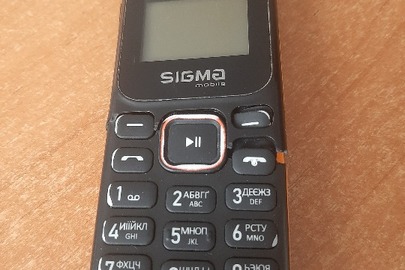 Конфісковане майно: мобільний телефон марки "SIGMA", модель "X-style 14", чорного кольору ,IMEI №1:3516101000094383. IMEI №2: 3516101000094375, б/в