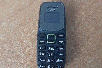 Конфісковане майно: мобільний телефон марки "mini Phone",моделі BM 310 в корпусі чорного кольору , IMEI №1 355180031162085. IMEI №2 355180031162093, б/в