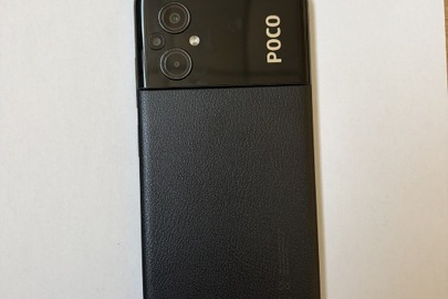 Конфісковане майно за рішенням суду: мобільний телефон Poco M5 IMEI1 869440065465468/78, IMEI2 869440065465476/78, чорного кольору, б/в