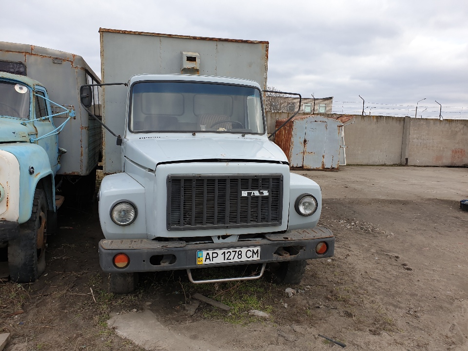 Вантажний автомобіль ГАЗ, модель 3307 ТС 39661, державний номер АР1278СМ, 1994 року випуску, сірого кольору, шасі (кузов, рама) №XTH330700R1535939
