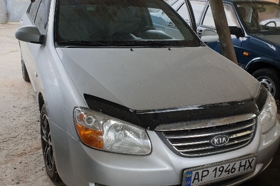 Легковий автомобіль марки Kia, модель Cerato, державний номер АР1946HX, 2008 року випуску, сірого кольору, шасі (кузов, рама) Y6LFE22329L202387