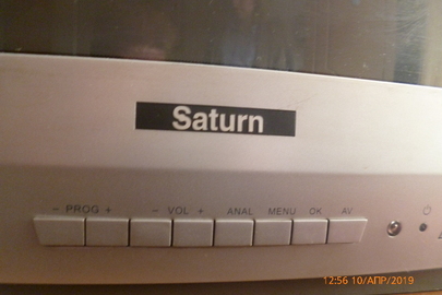 Кольоровий телевізор марки “Saturn”, з пультом,  в робочому стані,  б/в