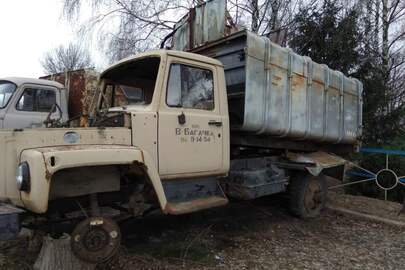 Вантажний автомобіль ГАЗ 3309 КО413 СМІТТЄВОЗ-С, ДНЗ: 02231СН, 1995 року випуску, кузов №: ХТН330900S0775662, жовтого кольору