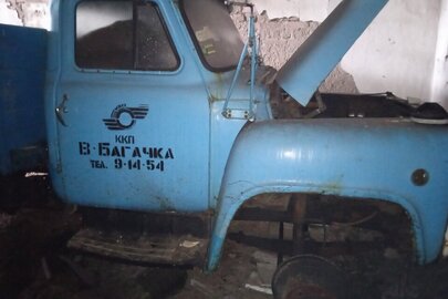 Вантажний автомобіль ГАЗ 5312, бортовий-С, ДНЗ: 1249ПОТ, 1989 року випуску, шасі (кузов, рама) №: 1304006, двигун №0198378, синього кольору