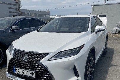 Легковий автомобіль марки LEXUS моделі RX-300, днз KA0201HK, VIN: JTJBAMCA302158352, рік випуску 2021, колір білий