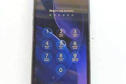 Конфісковане майно за рішенням суду: Мобільний телефон “iPhone 11”, сенсорний, сірого кольору, з чохлом-накладкою чорного кольору, б/в