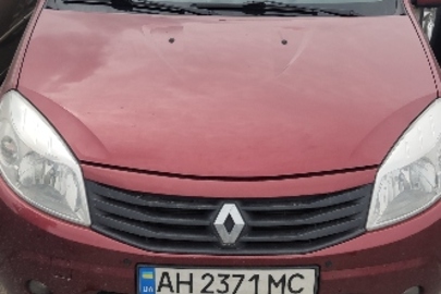 Транспортний засіб марки Renault, модель Sandero, реєстраційний номер АН2371МС, VIN/номер шасі (кузова, рами): X7LBSRBYABH449228 2011 рік випуску, тип- загальний легковий - загальний хетчбек-В