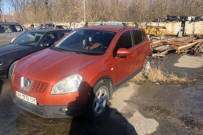 Легковий автомобіль,NISSAN QASHQAI , 2007 р.в., колір ЧЕРВОНИЙ, VIN: SJNFAAJ10U1112777, номерний знак АН1972СМ