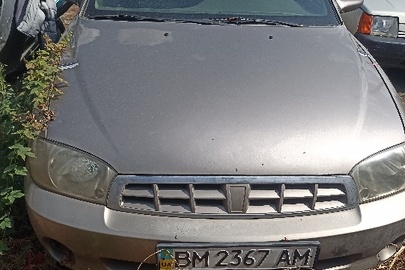 Транспортний засіб: Kia Sephia, ДНЗ ВМ2367АМ, колір: сірий, рік виробництва: 2001, номер кузова: KNEFB227225135364