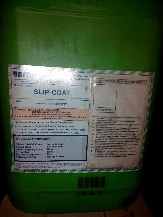 Хімічна речовина Slip Coat у кількості 100 л