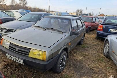 Траспортний засіб ВАЗ 2109, ДНЗ 62394ТС, сірого кольору, 1992 року виробництва, номер кузова: XTA210900N1099473