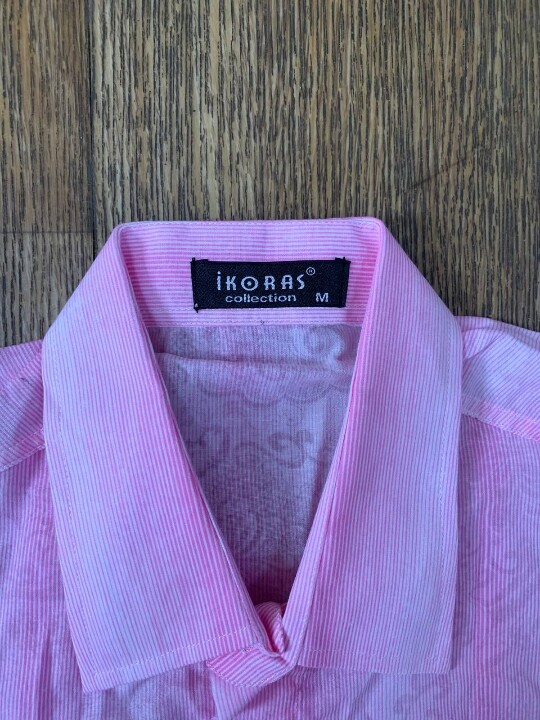 Сорочка чоловіча рожевого кольору «Iko-Ras», розмір М та светр чоловічий сірого кольору «EwroPaw», розмір XXL, б/в