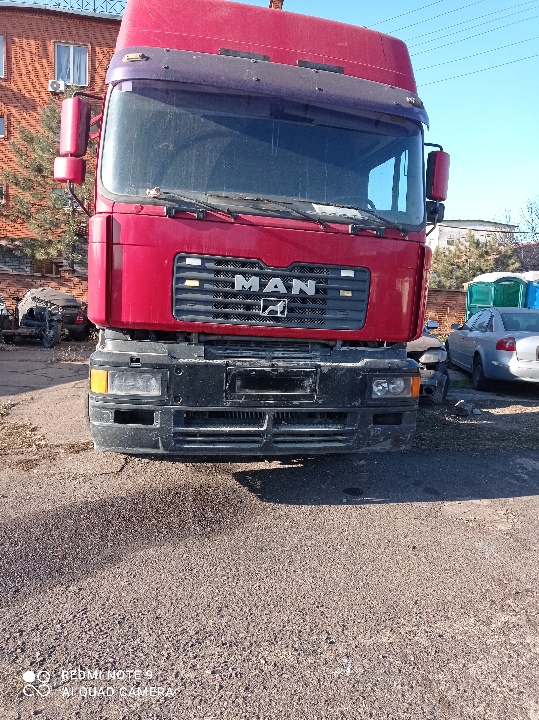 Вантажний автомобіль: MAN F90 (сідловий тягач), 1994 р.в., ДНЗ: АН3117ІТ, червого кольору, VIN:D2866LF313769176088B211
