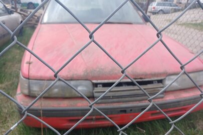  Легковий автомобіль марки Mazda модель 626,1989 р. в., червоного кольору, ДНЗ відсутній, № кузова JMZGD12D501169676