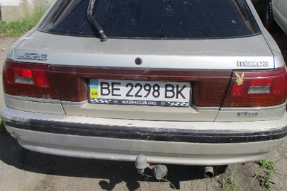 Автомобіль Mazda 626, 1989 року випуску, ДНЗ ВЕ2298ВК, номер кузова JMZGD14D201297107