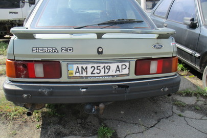 Автомобіль Ford Sierra, 1988 року випуску, ДНЗ АМ2519АР, номер кузова WF0AXXGBBAJT90499