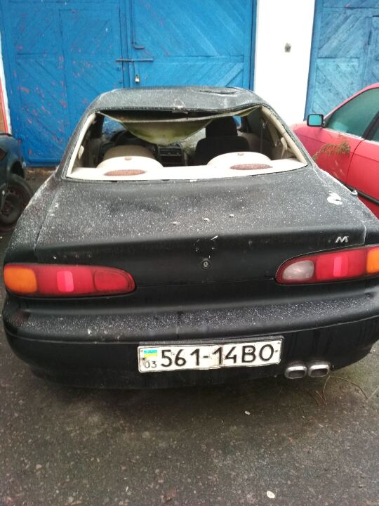 Mazda МХ-6, ДНЗ 561-14 ВО, рік випуску 1994,VIN: IYVGE31CIR5175782. після ДТП