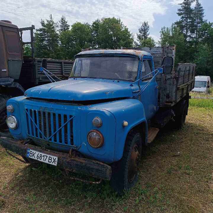 Автомобіль вантажний ГАЗ 53, 1991 р.в., номерний знак: ВК6817ВХ, VIN: XTH531200M1409821, синього кольору 