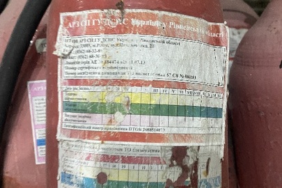 Вогнегасник порошковий, б/в, 10 одиниць