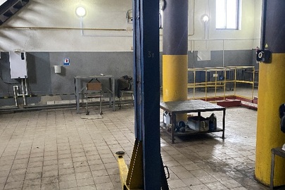 Підйомник автомобільний, б/в, синьо-жовтого кольру