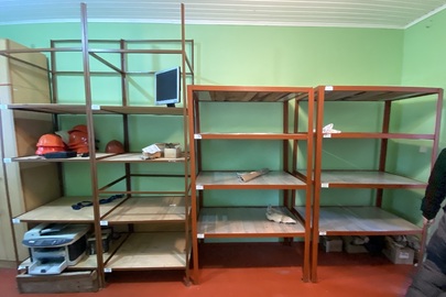 Стелажі, б/в, 4 одиниці