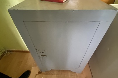 Сейф сірого кольору б/в