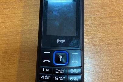 Мобільний телефон Jinga Simple F200n, чорного кольору, ІМЕІ1: 355-497-095-514-534, ІМЕІ2: 355-497-095-514-542