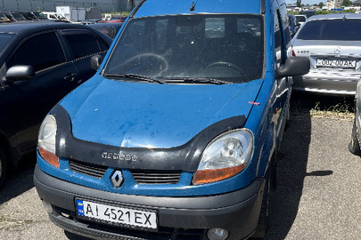 Транспортний засіб RENAULT KANGOO, 2004 року випуску, синього кольору, ДНЗ: АІ4521ЕХ, VIN: VF1FC07BF31614656