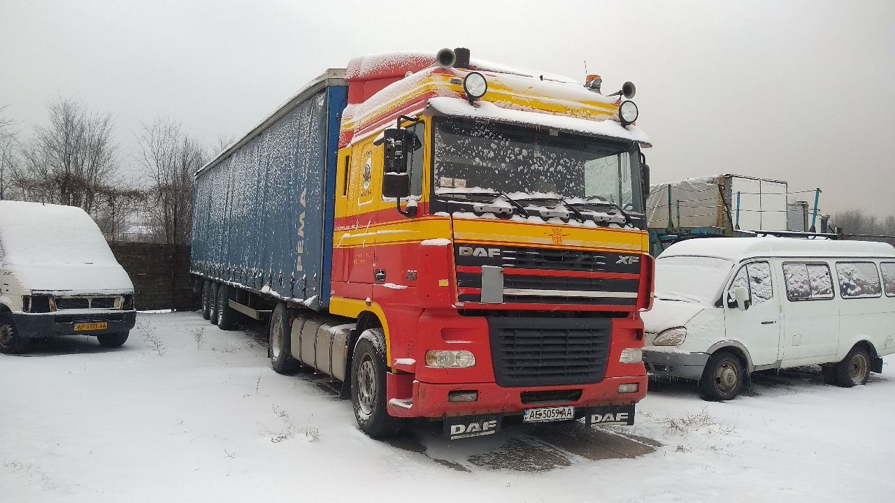 Сідловий тягач-Е,  марки DAF, модель TE47XS, 2005 р. в., державний номер АЕ5059АА,  VIN: XLRTE41XS0E666783
