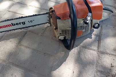 Конфісковане майно за рішенням суду: бензопила "STIHL", б/в