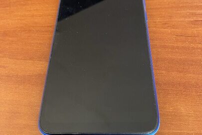 Мобільний телефон марки "Xiaomi", модель "Redmi 9A" в корпусі синього кольору, ІМЕІ №1:863328053061256/80, ІМЕІ№2 863328053061264/80, б/в