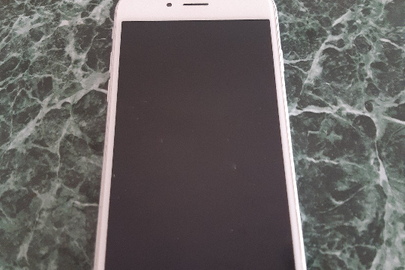 Мобільний телефон марки "IPhone" 6 Plus IMEI: 3533321071619558, в корпусі сріблястого кольору, б/в