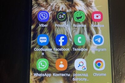 Конфісковане майно за рішенням суду: мобільний телефон марки «Samsung», модель «Galaxy A10», ІМЕІ1: 358787101906717, ІМЕІ2: 358788101906715, б/в