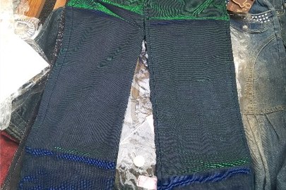 Штани люрекс дитячі (дівч.), чорного, синього, зеленого кольору, м77578, розмір 21-25, 300 шт.