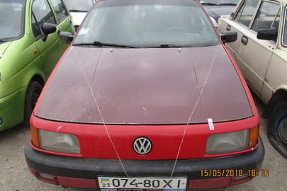 Автомобіль VOLKSWAGEN Passat, 1990 р.в., д.н.: 074-80ХІ, номер кузову: WVWZZZ31ZLB103814